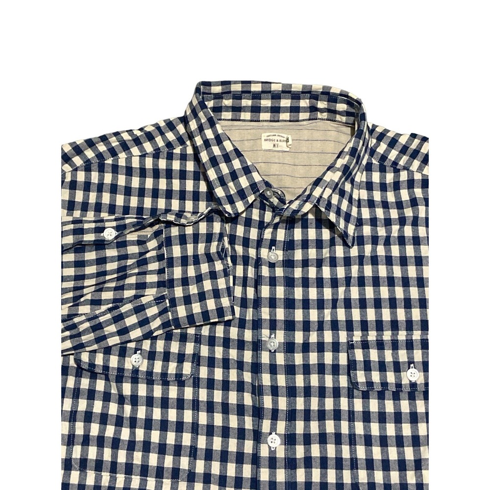 Bridge & Burn Shirt Men's  Size XXL Multicolor Plaid Shirt‎ Button Up Longsleeve